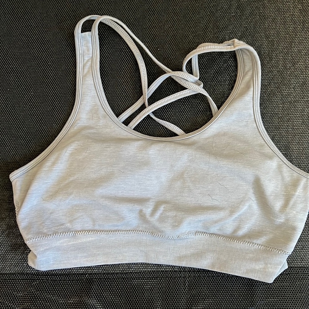 Alphalete grey sports bra M